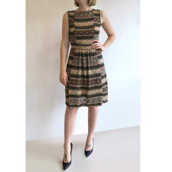 NWOT M Missoni Knit Open Back Knee Length Dress - M, 8 - Picture 1 of 5